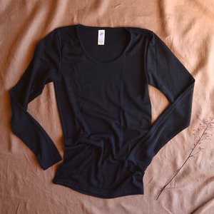 Women's Organic Merino Wool/Silk Long Sleeve Top